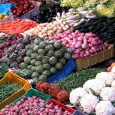 colorful fruits and vegetables at market