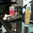 makeup products at checkout counter at sephora