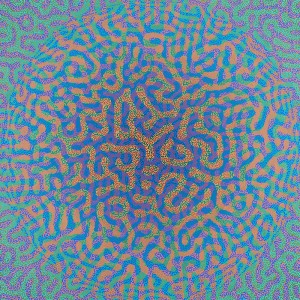  Andrew Werth painting “Seeing It Through”, acrylic on canvas, 30x30 inches, 2012