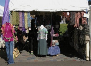 Blackberry Bear's booth at the outdoor art and craft show, The Fountain Hills, AZ, Great Fair, which draws 250,000 to 300,000 fairgoers annually, one of the largest in the Southwest.