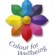 Colorful flower logo for Colour for Wellbeing