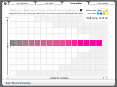 A color theory tool for fashion designers and retail merchandisers