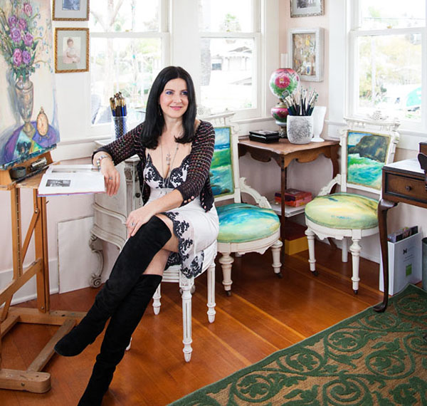 Concetta Antico in her studio