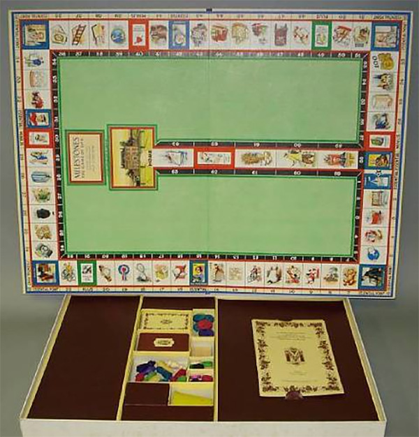 1st edition of Milton Bradley's Game of Life