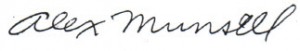 Alexander Ector Orr Munsell signature
