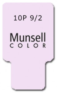 Munsell Chip Notation 10P 9/2