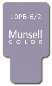 Munsell Chip Notation 10PB 6/2