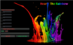 Hear The Rainbow’s software interface.