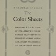 The title page for the Color Sheets section of the 1921 book, A Grammar of Color.