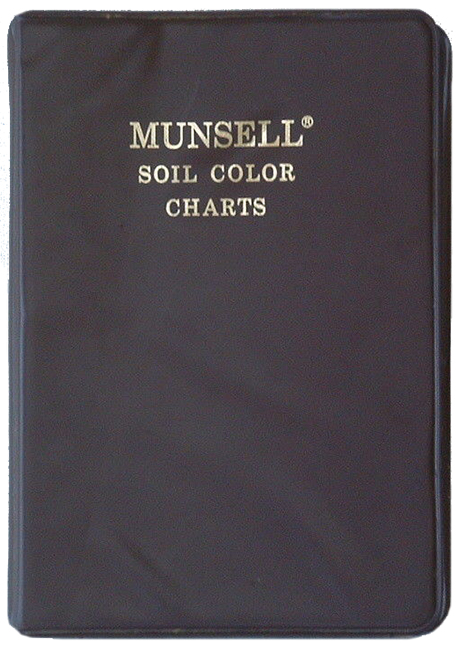 The brown version of the Munsell Soil Book of Color