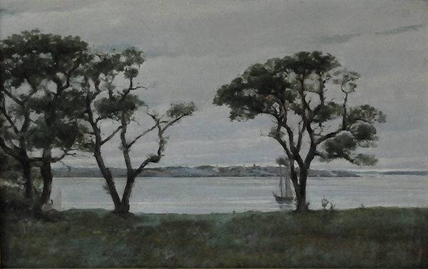 A painting by Albert Munsell showing a view of Campobello in 1890